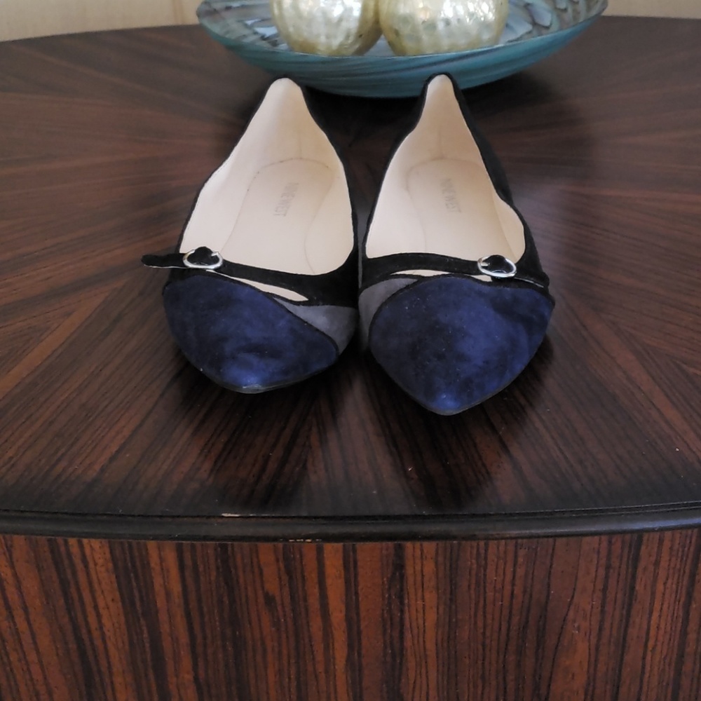 Suede flats
